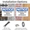 Signmission Please Use Main Entrance OSHA Notice Sign, Plastic, 10in W x 7in L, 2PK OS-2PACK-NS-P-710-L-17618 - alternate 2